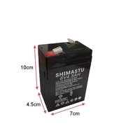 Battery rechargeable PB 6volt 4.5Ah untuk kereta kanak kanak motor rc,auto gate.