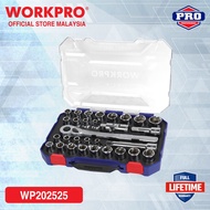 WORKPRO Dr.6 Point Socket Set (30 Pcs 1/2")