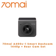 70mai A400-1 Smart Dashcam with Rear Dashcam Set 1440p QHD 24hrs Parking Surveillance and Enhance Ni