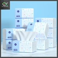 MANHUA 280sheet Portable Tissue Flowers Travel Outdoor Unscented 4 ply 30packs Paper Small Napkin