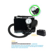 BASIC SPHYGmomanometer set ANEROID (Manual BP)  + LM Stethoscope Bundle option, with pouch LABMEDSG 