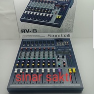 Ready Banyak Mixer Soundcraft Rv8/Rv 8Ch Usb Mixer Audio Blt06