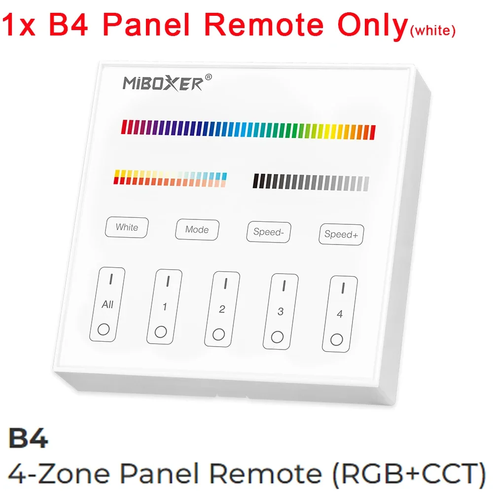 MiBoxer 2.4G Wireless Remote RGBCCT Controller FUT088 FUT089 FUT089B FUT089S FUT100 FUT092 FUT092B B