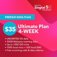 Singtel Data Package - 4-Week 5G Ultimate Plan