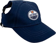 Littlearth NHL Edmonton Oilers Unisex NHL Edmonton Oilers Pet Baseball Hat, Team Color, XS