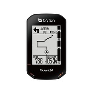 Bryton Rider 420 GPS Bike Computer with Route Navigation and Wireless Bluetooth ANT+ Connectivity (C