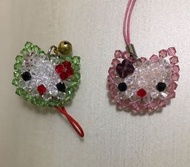 Hello Kitty Swarovski施華洛世奇水晶/吊飾&amp;鑰匙圈(2款可選）