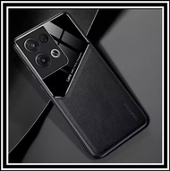 oppo reno 8 reno8 z 8z 5g 4g case generous leather original hard soft - hitam. oppo reno 8 5g