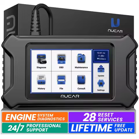 MUCAR CS90 OBD2 Scanner 28 Resets Services Lifetime Free Update Car Tools OBD II Diagnosis Engine Sy