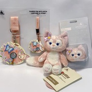 $220@3 香港迪士尼 2023 Linabell 一周年特別版襟章套裝 & 膊頭公仔 & 上迪 手機支架 HKDL limited edition 2023 Linabell paired pin