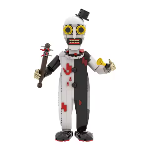 Gobricks MOC Art the Clown Building Blocks Horror Movie Art the Clown Bricks Model Toys Gifts