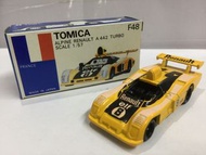 VINTAGE TOMICA F48 外國車 FRANCE - ALPINE RENAULT A 442 TURBO MADE IN JAPAN (PIU20)