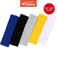 Yoga sweat-absorbing headband, solid color sports headband, suitable for sports, yoga, football, fit