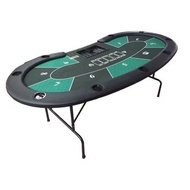 🔥Malaysia Ready Stock🔥210cm Texas Hold'em Poker Table Bean table with table leg