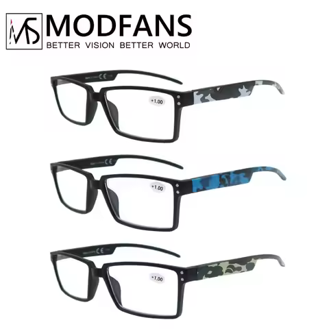 Oversized Reading Glasses Men Squared Frame Readers Vision Presbyopic High Quality Eyeglasses With C