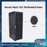 [READY STOCK] Primestar 18U 19" Floor Standing Server Rack Perspex / Perforated Door (SIRIM)