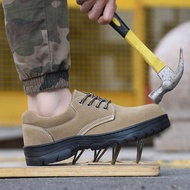 safety shoes men red wing safety boots Kasut perlindungan buruh musim bunga lelaki anti-smashing, an