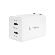 Gan 氮化鎵40W穩壓2孔快充 2C