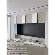 【SG Local Contractor】【Custom Furniture】Living Room Renovation /TV Console /Feature Wall / Hallway/ D
