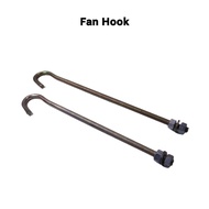 Cangkuk Kipas Siling jenis J | Ceiling Fan Hook Metal Holder Hang J type (4, 5, 6, 7, 8, 9, 12, 14, 