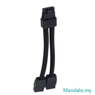 MEET 16PIN to 2x8PIN 12VHPWR GPU Cable Straight Connector GPU Extender Extension