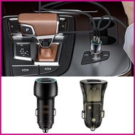 Metal 48w Car Charger Metal 48w USB-A Socket Double Port 48w Fast Socket Adapter for Cars Trucks Rvs