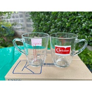 cartoon Measuring Cup With Handle Square Logo Scale 8 Ounces/250ml