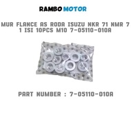 ISUZU NKR 71 NMR 71 WHEEL AXLE FLANCE NUT CONTENTS 10PCS M10 7-05110-010A