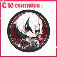 Anime Genshin Impact Arlecchino Freminet Badge Button Brooch Pins Cosplay Collection Toys Bag Decor 