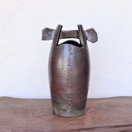 備前燒手工大花瓶 : 燦切系列 手桶造型 (35.7cm) h3-020