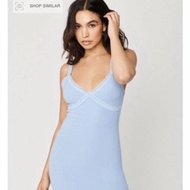 Garage auth lace 2-strap dress
