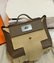 有單🩷✨ Hermes mini 2424 大象灰銀扣 全新