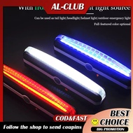 AL LED Frosted Tail water proof light cyclings bike lights for tail bike headlight back flashlight