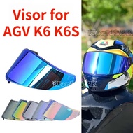 Helmet Visor For AGV Motorcycle Helmets Night Vision Visor Lens Case For AGV K6 Helmet Lens Windshie