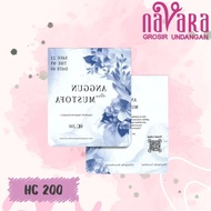 Invitation blank or wedding invitation paper HC 200 brand with premium BC paper material at the pric