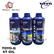 TOYO G ENGINE OIL 4T OIL FULLY SEMI SYNTHETIC MOTOCYCLE 5W-40 10W-40 15W-50 20W-50 WITH ESTER ( 1LIT