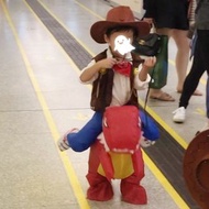 全新 萬聖節 牛仔裝 牛仔 小童 成人 兒童 幼兒  服裝 西部 親子 衫 套裝 中童 聖誕節 cosplay bb children child party suit Halloween famil