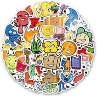 Bfdi Stickers Pack, 120Pcs Aesthetic Vinyl Waterproof Sticker Decals for Water Bottle,Laptop,Phone,S