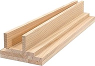 Wood Strips Slats Wooden Dowels for Crafts 3/8"x 1.5" x 15", 10 PCS Decorative Wood Trim Planks for 