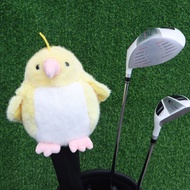Cute Bird Golf Club Cover Fairway Wood No. 3 No. 5 Head Cover Golf Wood Head Protective Cap Cover