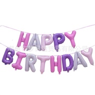 happy birthday decoration birthday decoration set 53cm HAPPY BIRTHDAY Aluminum Film Balloon Set HAPP