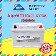 Bình Ắc Quy 12V70Ah Ắc Quy VARTA AGM 70 LN3 570901076