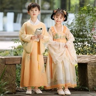 Hanfu Boys Chinese Ancient Tang Costume Girls Fairy Ancient Costume Children Chinese School Uniform