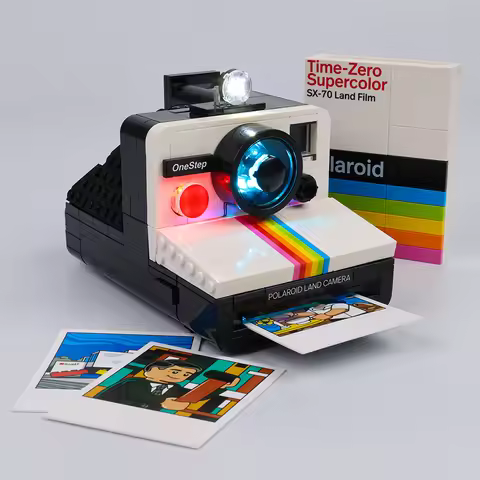 EASYLITE Led Light Kit For Ideas Polaroid OneStep SX-70 Camera 21345 Building Blocks Bricks DIY Toys