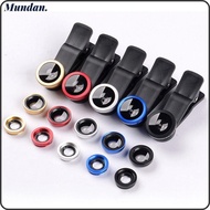 MUNDAN Wide Angle Phone Lens 3 in 1 0.67X Zoom Fish Eye for Smart Phone