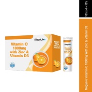 Megalive Vitamin C 1000mg With Zinc & Vitamin D3 Effervescent Tablet