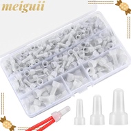 MEIGUII 250 Pcs Crimp Terminal, AWG Gauge Wire 22-16 Closed End Wire Connector, Cable Terminals 12-1