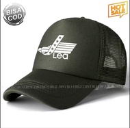 Topi Distro Lea / Topi distro Lea Premium / TOPI TRUCKE LEA / Logo Putih