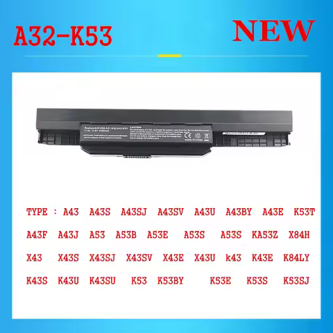 A32-K53 Laptop Battery for Asus K53S K53T X53S X54H K53 K53SD K53SV K53U K53E A53S K43E K43S K43SJ K