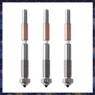 (F  Z)Bimetal Nozzle 0.2/0.4/0.6mm,Nozzle Replacement for QIDI Q2 Q2c 3D Printer, for PLA, PETG, ABS